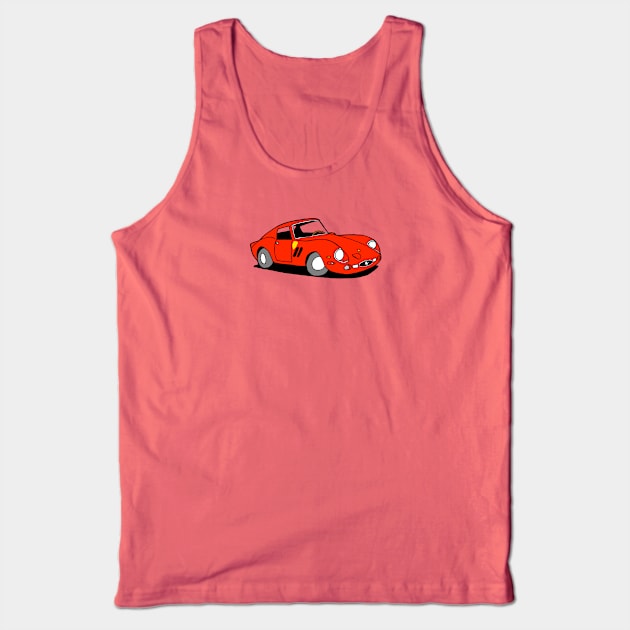 64 Ferrari GTO Tank Top by William Gilliam